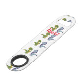 Cute Dinosaur Pair Thunder_Cove Speed Flessenopener (Voorkant Gekanteld)