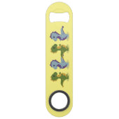 Cute Dinosaur Pair Thunder_Cove Speed Flessenopener (Achterkant)