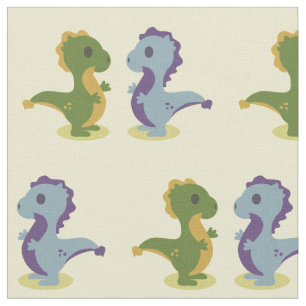 Cute Dinosaur Pair Thunder_Cove Stof