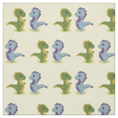 Cute Dinosaur Pair Thunder_Cove Stof (Swatch)