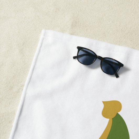 Cute Dinosaur Pair Thunder_Cove Strandlaken (In situ)