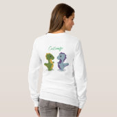 Cute Dinosaur Pair Thunder_Cove T-shirt (Achterkant volledig)