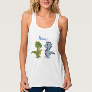 Cute Dinosaur Pair Thunder_Cove Tanktop