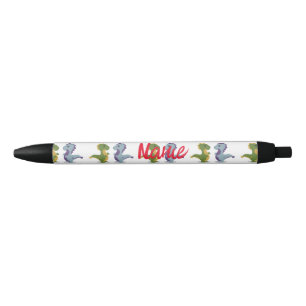 Cute Dinosaur Pair Thunder_Cove Zwarte Inkt Pen