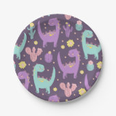 Cute Dinosaur Papieren Bordje (Voorkant)