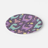 Cute Dinosaur Papieren Bordje (Gekanteld)