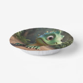 Cute Dinosaur Papieren Kommen (Gebogen)