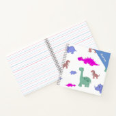 Cute Dinosaur Patroon Kinderen Notitieboek (Binnen)