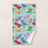 Cute Dinosaur Pattern Bad Handdoek (Handdoek)