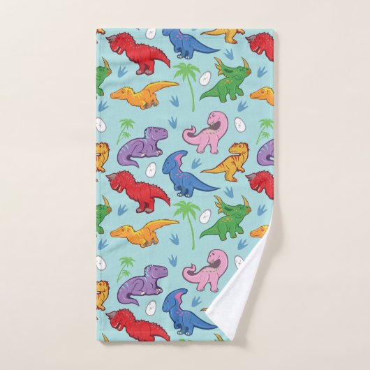 Cute Dinosaur Pattern Bad Handdoek (Handdoek)