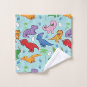 Cute Dinosaur Pattern Bad Handdoek (Wasdoekje)