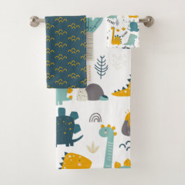 Cute Dinosaur Pattern Bad Handdoek