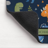 Cute Dinosaur Pattern Colorful  Muismat (Hoek)