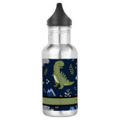 Cute Dinosaur Pattern Colorful  Waterfles (Links)