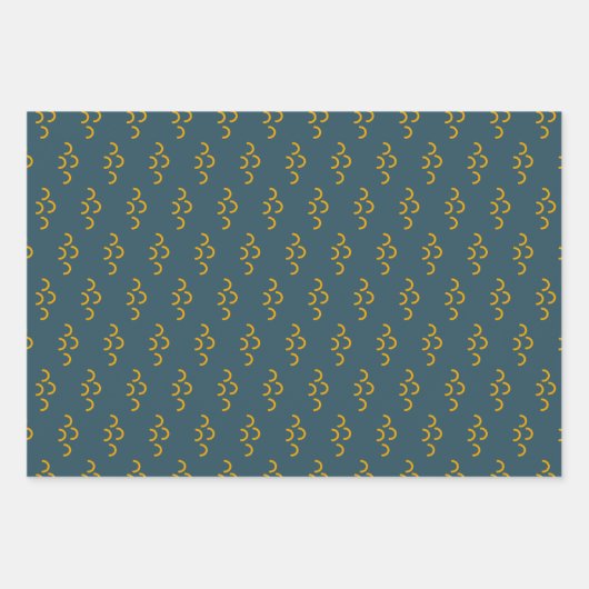 Cute Dinosaur Pattern Inpakpapier Vel (Voorkant 2)