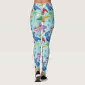 Cute Dinosaur Pattern Leggings (Achterkant)