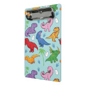 Cute Dinosaur Pattern Mini Klembord (Angled2)