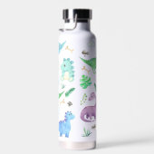 Cute Dinosaur Pattern Persoonlijke Kinderen Waterfles (Rechts)