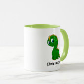 Cute Dinosaur Personalized Mok (Voorkant rechts)