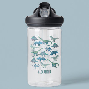 Cute Dinosaur Personalized Waterfles