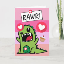 Cute Dinosaur Pink Dino Mite Girls Birthday