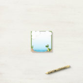 Cute Dinosaur Post-it® Notes (Op bureau)