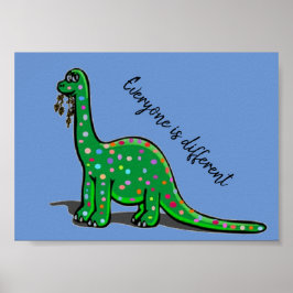 Cute Dinosaur Poster