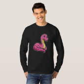 Cute Dinosaur Primeval Animal Apatosaurus Premium T-shirt (Voorkant volledig)