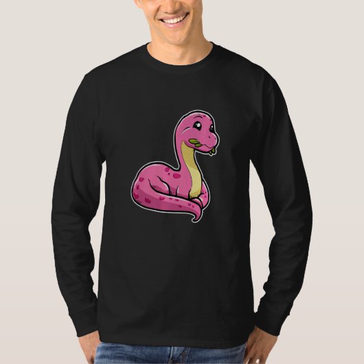 Cute Dinosaur Primeval Animal Apatosaurus Premium T-shirt (Voorkant)