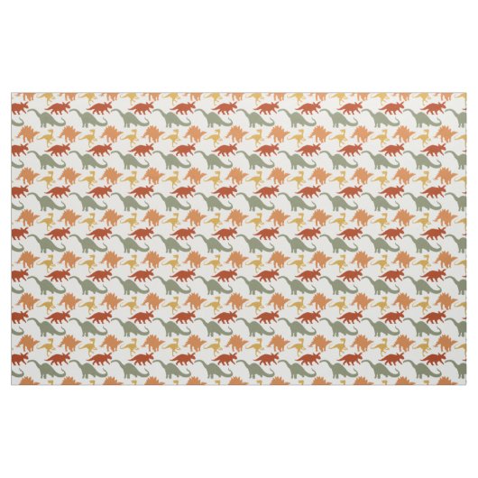 Cute Dinosaur Print Fabric Stof (Fat Quarter)