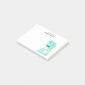 Cute Dinosaur RAWR Persoonlijk Post-it® Notes (Schuin)