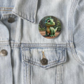 Cute Dinosaur Ronde Button 5,7 Cm (In situ)