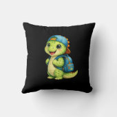 Cute Dinosaur Rugzak Kerkhofpillow Kussen (Achterkant)