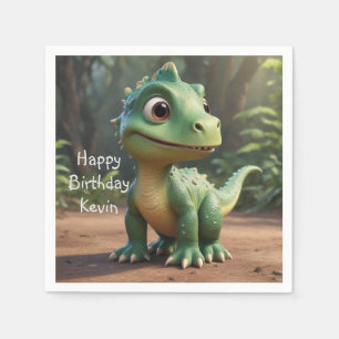 Cute Dinosaur Servet