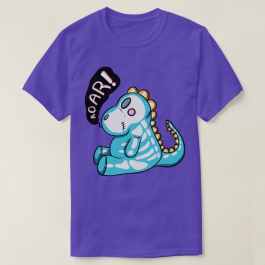 Cute dinosaur skeleton t-shirt (Design voorkant)