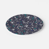 Cute Dinosaur Skeletons Paper Borden Papieren Bordje (Gekanteld)