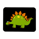 Cute dinosaur - stegosaurus magneet (Horizontaal)