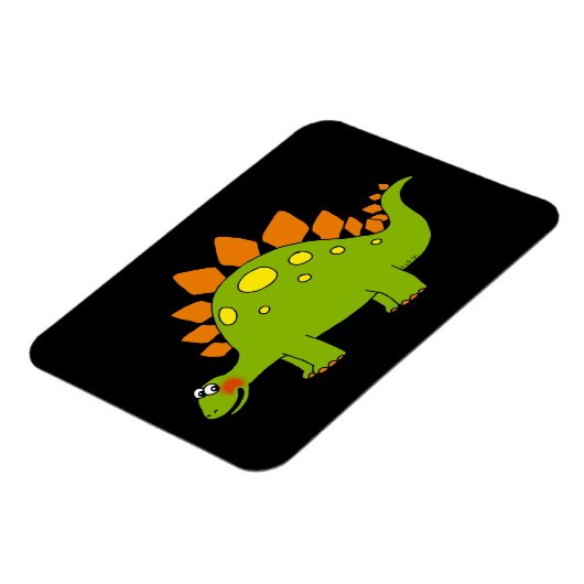 Cute dinosaur - stegosaurus magneet (Linkerzijde)