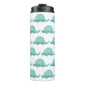 Cute Dinosaur Stegosaurus-patroon Thermosbeker (Voorkant)