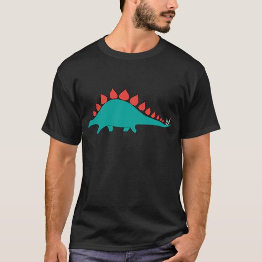 Cute dinosaur stegosaurus t-shirt (Voorkant)