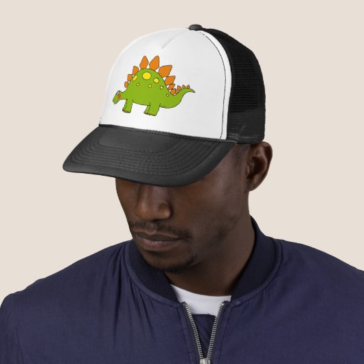 Cute dinosaur - stegosaurus trucker pet (In situ)