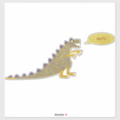 Cute Dinosaur Sticker (Vel)