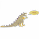 Cute Dinosaur Sticker (Voorkant)