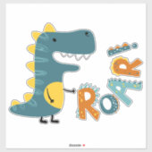 Cute Dinosaur Sticker (Vel)