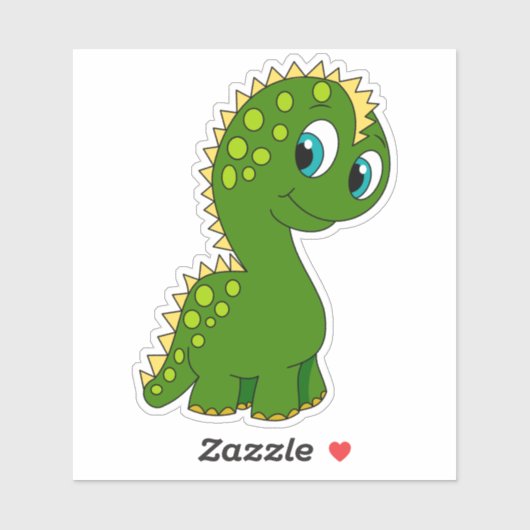 Cute Dinosaur Sticker (Vel)