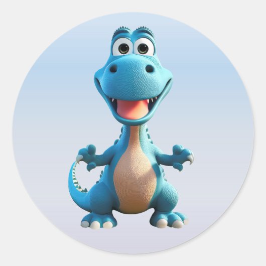 Cute Dinosaur Stickers (Voorkant)