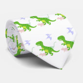 Cute Dinosaur Stropdas (Opgerold)