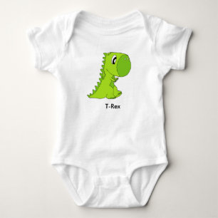 Cute Dinosaur T-Rex Kinder Bodysuite Romper