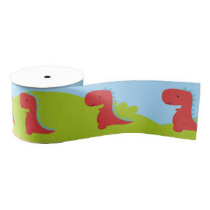 Cute Dinosaur the Party Grosgrain Lint