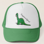 Cute Dinosaur Trucker Hat Trucker Pet (Voorkant)